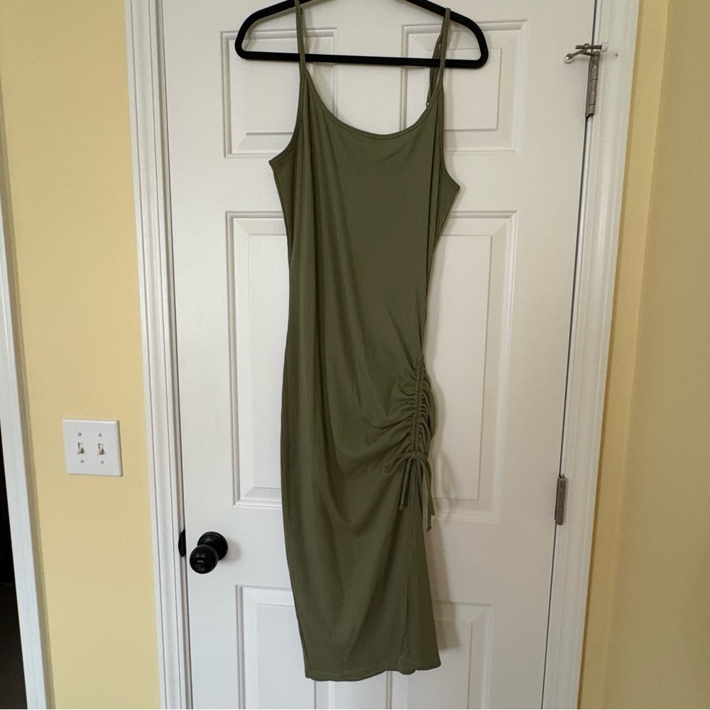 O'Neill Olive Green Midi Dress
